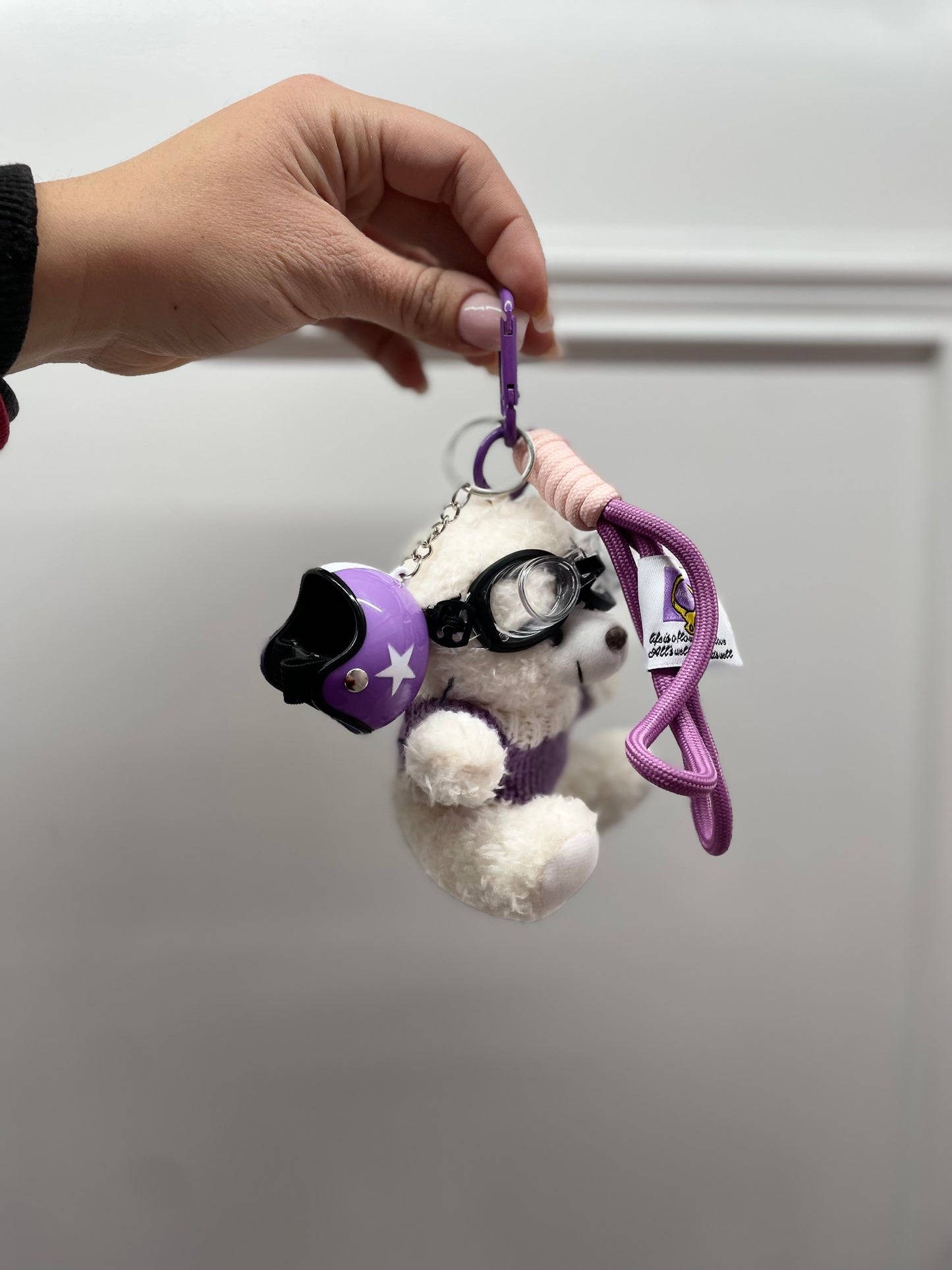 Charms teddy violet