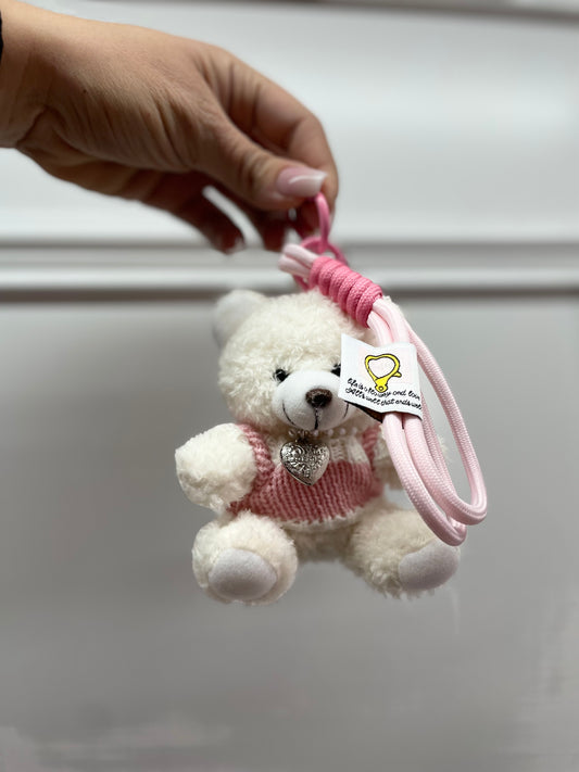 Charms teddy pink